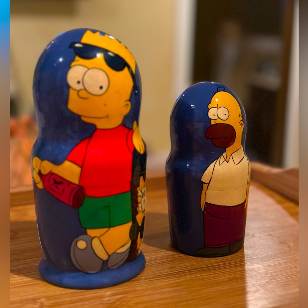 Simpsos nesting dolls - Picture 2 of 6
